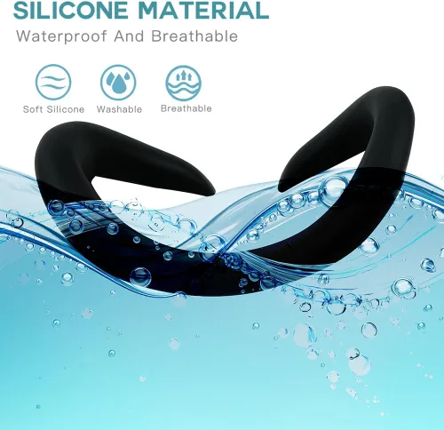 Vista 4 de VR Accessoeries, 5pcsSet Silicone VR Face Cover Lens Cover 5pcsKit Silicone Sweatproof Face Cushion Rocker Cap Glasses Cloth for Meta Quest 3 VR