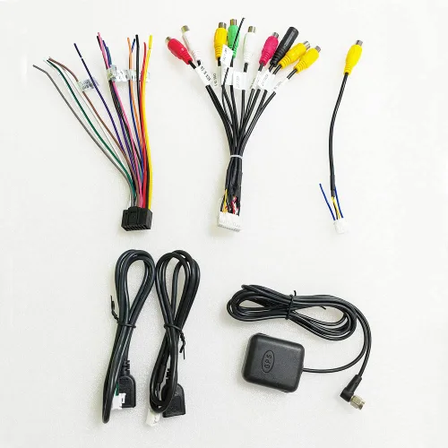 Vista 5 de Radio Estéreo para Coche Android 4PIN USB 6PIN USB (2 USBs en total) Adaptador de Arnés Conector Conjunto de Enchufes para Radio Android de Posventa