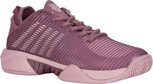 Vista 2 de K-Swiss Hypercourt Supreme Tenis para mujer (Grape NectarCameo Pink, 8), Néctar de uvarosa cameo