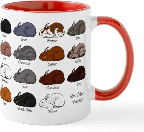 Vista 164 de CafePress Ascii - Taza de café de cerámica, taza de té, 11 onzas