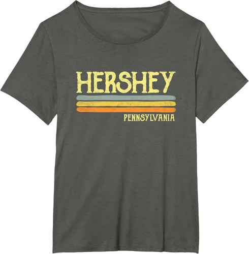 Vista 60 de Camiseta vintage de regalo de recuerdo de Hershey Pennsylvania PA, Negro, S