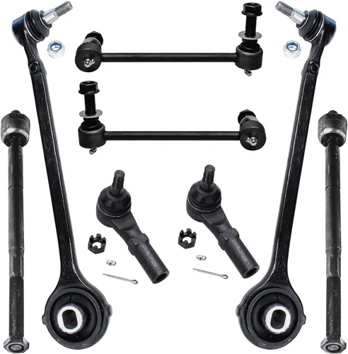 Vista 224 de Detroit Axle - Kit de brazos de control de extremo de 8 piezas para Toyota 2001-2003 Highlander 2002-2003 Camry Lexus ES300, 2 conjuntos de brazos