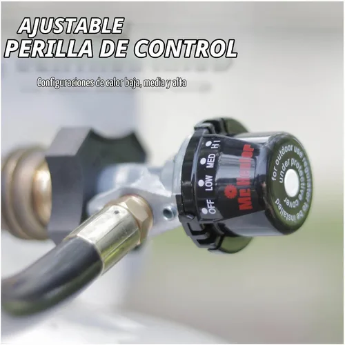 Vista 6 de Mr. Heater, Calentador de propano para exteriores MH30T con doble tanque (cilindro de propano no incluido)
