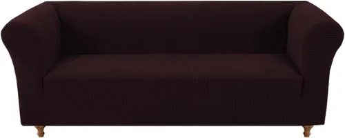 Vista 38 de Funda elástica Chesterfield para sofá, funda de tela jacquard para sofá biplaza de 2 cojines, protector de muebles antideslizante resistente a