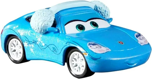 Vista 3 de Disney Pixar Cars Serie de Vacaciones de Invierno – Paquete de 5 Vehículos de Fundición a Presión, Edición Especial de Navidad, escala 1:55