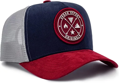 Vista 14 de Urban Effort Gorra trasera de malla, para hombres y mujeres, gorra de béisbol de 5 paneles, gran cierre a presión para caza y senderismo