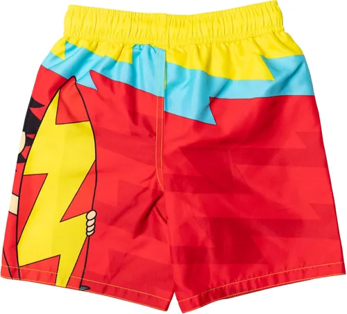 Vista 6 de RYANS WORLD Red Titan 2 piezas Rash Guard Swim Trunks Set