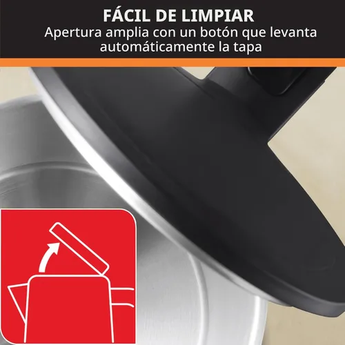 Vista 7 de KRUPS Hervidor de Agua Eléctrico de 1.5L de Acero Inoxidable con Toque Frío en el Interior, Hervido Rápido, Una Taza en 80 Segundos, Pared Doble