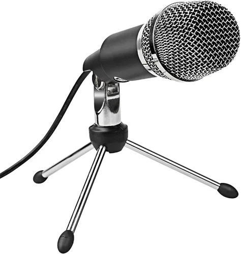 Vista 2 de Fifine Micrófono USB, Plug & Play Home Studio – Micrófono de condensador USB para Skype, grabaciones para YouTube, Google Voice, juegos de Búsqueda