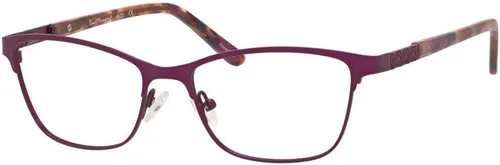 Vista 2 de Ernest Hemingway H4822 Designer - Gafas de lectura con montura rectangular para mujer, color morado, 2.047 in