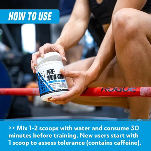 Vista 5 de Outwork Nutrition Preentrenamiento para hombres y mujeres - Nootropic Pre entrenamiento sin creatina, polvo de pre-entrenamiento con taurina