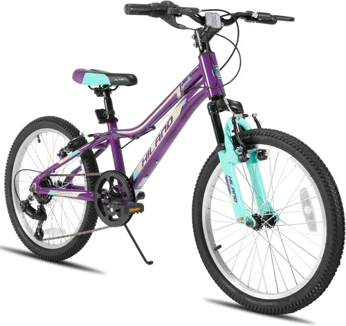 Vista 10 de HILAND 20 Inch 26 Inch Mountain Bike for Women Girl, Lock-Out Suspension Fork, Aluminum Frame, Adult Ladies Mens MTB Bicycle