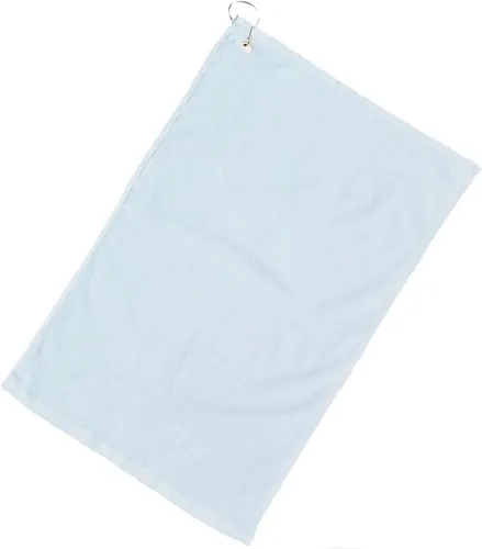 Vista 25 de Toalla de algodón para bolsa de golf con clip (Aqua)