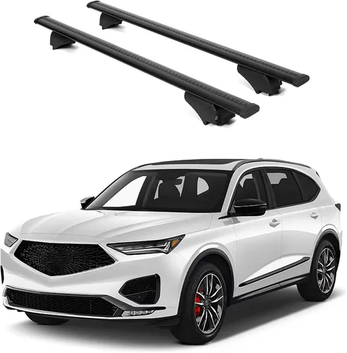 Vista 24 de ERKUL Barras transversales para techo de 220 libras para Kia EV9 2024-2026 GT-Line Barras transversales de aluminio con bloqueo antirrobo