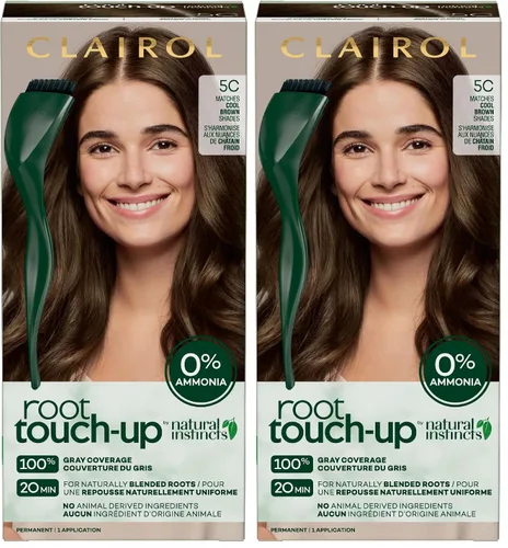 Vista 10 de Clairol Natural Instincts - Tinte permanente para el cabello Root Touch-Up de Natural Instincts, 2 colores de cabello negro, paquete de 1 unidad 2
