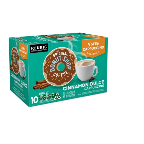 Vista 10 de The Original Donut Shop - Cápsulas de One-Step Cinnamon Dulce Cappuccino para K-Cup, 60