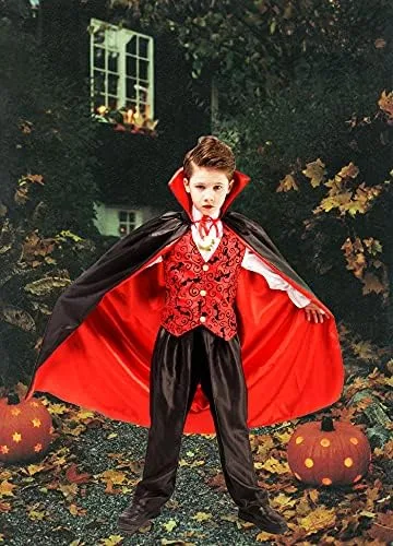 Vista 6 de Disfraz de vampiro clásico gótico para niños