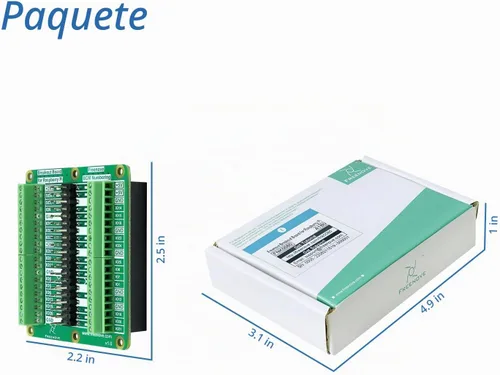 Vista 7 de Freenove Breakout Board para Raspberry Pi 5 4 B 3 B+ Zero 2 W HAT Terminal Block Shield with Pin Header, GPIO Status LEDs Driven by Specialized