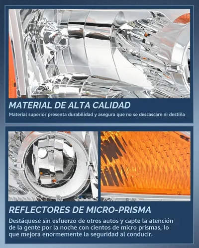Vista 7 de Nilight Conjunto de faros delanteros compatible con Nissan Titan 2004, 2005