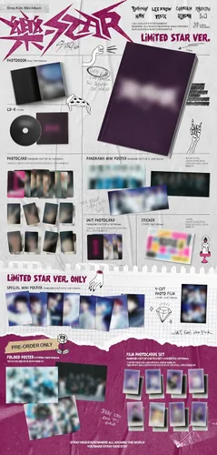 Vista 4 de Stray Kids -Star Rock-Star 8th Mini Album Full 12 Versión SET Limited STAR Version+ROCK Version+ROLL Version+HEADLINER Version+POSTCARD 8 Version
