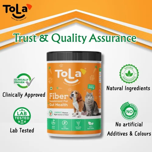 Vista 7 de Suplemento Gut Health para perros y gatos Sabor a zanahoria Decoración de nutrición diaria con enzimas digestivas Apoya la digestión, alivio