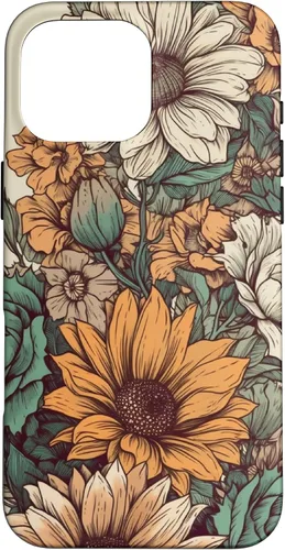 Vista 19 de Western Boho Leopard Sunflowers Cactus Funda Rodeo Cowgirl para iPhone 17