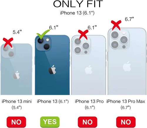 Vista 2 de DOMAVER Funda para iPhone 13, funda de teléfono para iPhone 13, silicona líquida, gel suave, forro de microfibra, funda protectora a prueba de Azul