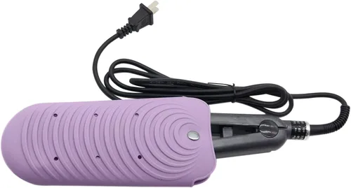 Vista 9 de Funda de silicona aislante de calor para herramientas de peinado del cabello, rizadores y planchas planas, cubierta de viaje antideslizante, pequeña