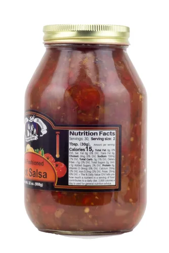 Vista 3 de Amish Wedding Salsa caliente 32oz (paquete de 2)