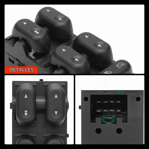 Vista 9 de A-Premium Front Left Driver Side Power Window Switch Compatible con Ford F-150 2004-2008, Expedition 2003-2006, Crown Victoria 2003-2008, Lincoln