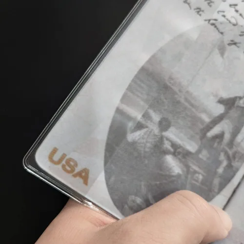 Vista 3 de WHALEZON Paquete de 5 fundas transparentes para pasaporte, protector de pasaporte de plástico transparente, Cartera de viaje