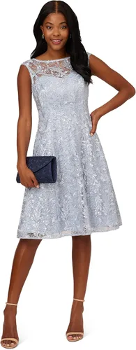 Vista 4 de Adrianna Papell Dres de cóctel midi bordados para mujer