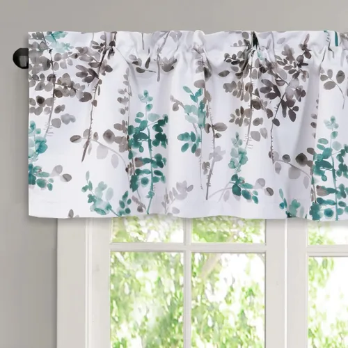 Vista 10 de H.VERSAILTEX Cenefa para ventanas de cocina, baño, sala de estar, dormitorio, cenefa opaca con aislamiento térmico y bolsillo para barra, 52