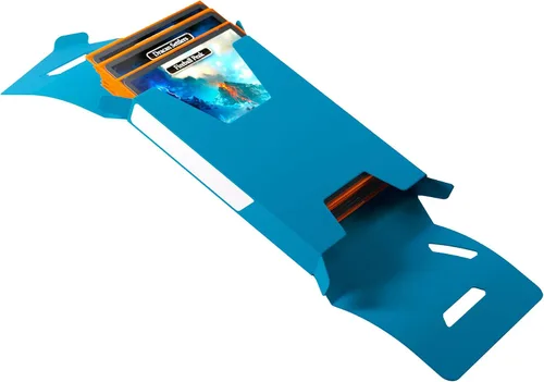 Vista 4 de Gamegenic Caja de cubierta Cube Pocket para más de 15 años, tarjetero delgado para dibujo de cubos y protección de tarjetas, sistema modular Azul
