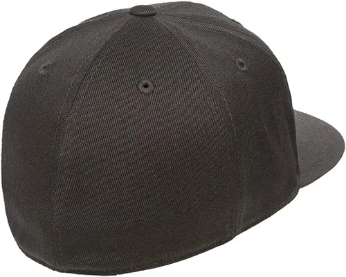 Vista 3 de Flexfit 210 Flatbill Premium Fitted, Negro