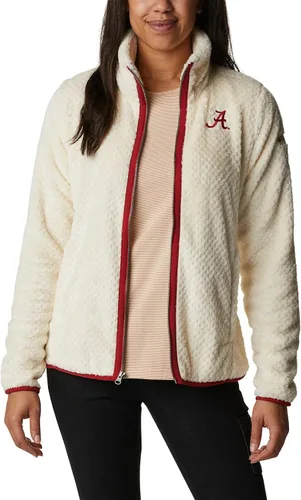 Vista 6 de Columbia Chaqueta de sherpa Collegiate Fire Side II con cierre completo para mujer