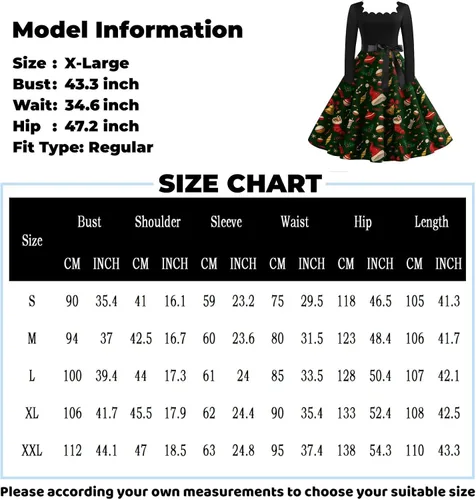 Vista 4 de Vestidos de Halloween para mujer, estilo casual, estampado de moda, vintage, de manga larga, disfraces de Halloween