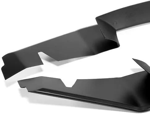 Vista 3 de Juego de 2 piezas de alerón de parachoques delantero de acrilonitrilo butadieno estireno (ABS), protección compatible con Mazda RX-8 2004-2008, 2005