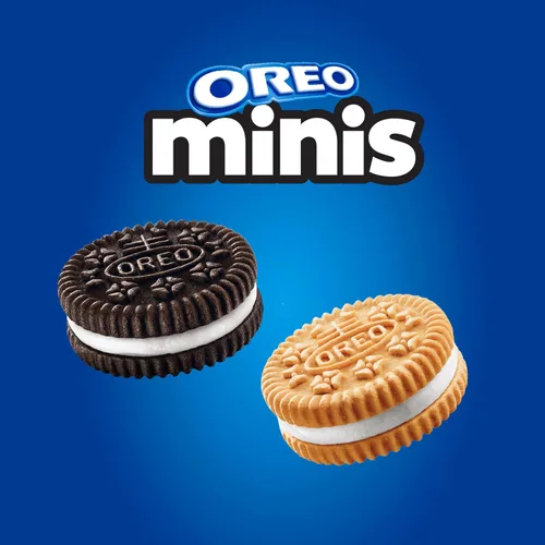 Vista 6 de OREO Paquete variado de galletas tipo sándwich Mini Mix, 20 paquetes de aperitivos