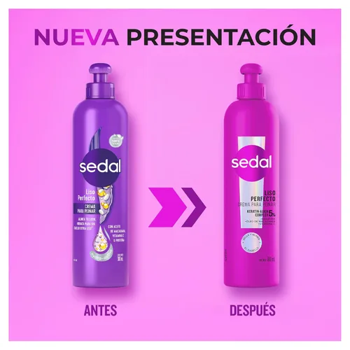 Vista 7 de Sedal Liso Perfecto con proteina Hidrolizado 10.1 fl oz [SELLADO]