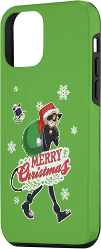 Vista 2 de Funda para iPhone 12 mini Miraculous Ladybug Merry Christmas from Cat Noir