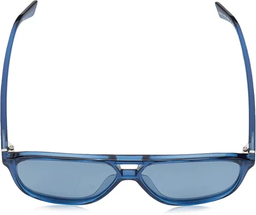 Vista 4 de PLD 6097S Gafas de sol rectangulares, AzulPlatino Polarizado