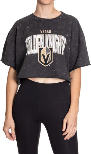 Vista 25 de Calhoun NHL Surf & Skate Camiseta de mujer de corte amplio con hombros caídos y lavado ácido