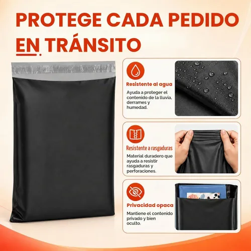 Vista 4 de Metronic Sobres de polietileno de 14.5 x 19 pulgadas, paquete de 400 bolsas de envío grandes para ropa a granel, sobres de envío autoadhesivos