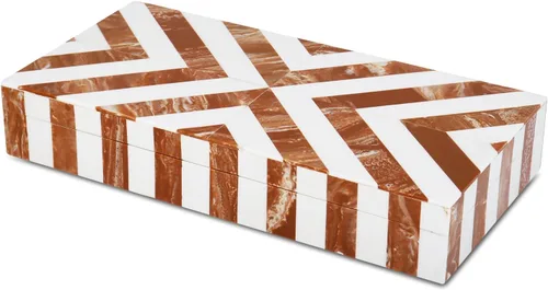 Vista 17 de Handicrafts Home Caja de almacenamiento decorativa 10x6 – Caja organizadora con tapa, caja decorativa moderna para recuerdos, decoración de estante