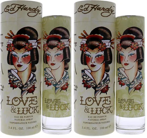 Vista 4 de Ed Hardy Love & Luck para mujer 3.4 oz 3.4 fl oz EDP Spray