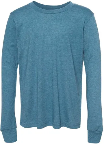 Vista 101 de Canvas Filmore 3501 - Camiseta de 4.2 onzas para hombre manga larga (1) Ceniza + (1) Jaspeado atlético