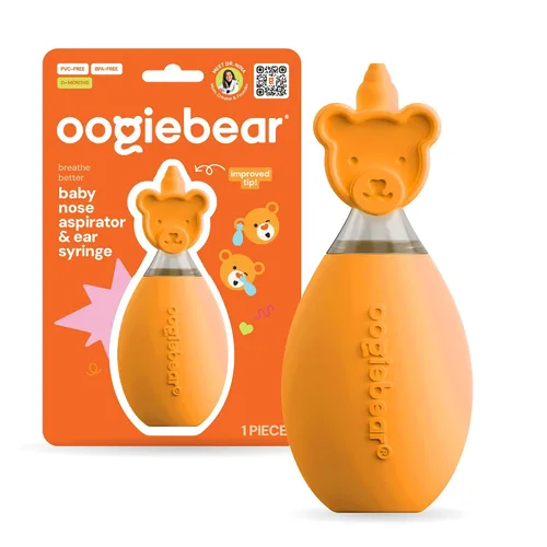 Vista 10 de oogiebear: Aspirador Nasal para Bebés - Removedor Seguro de Mocos y Cerumen para Recién Nacidos, Bebés, Niños Pequeños - Mejor que Jeringa, Succión
