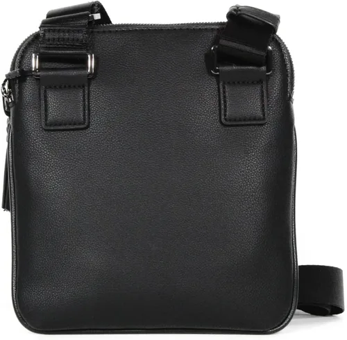 Vista 3 de AX ARMANI EXCHANGE Bolso cruzado plano de piel ecológica, Negro