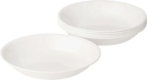 Vista 12 de Corelle 3125 Vitrelle Tazón de Cereales de Vidrio Winter Frost, Blanco, 18 oz, Paquete de 6